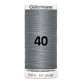 Gutermann naaigaren | 500m | 40 grijs naaigaren GM - 500M - 40 - grijs 4008015035884
